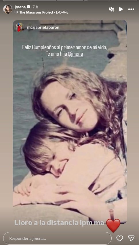 El conmovedor mensaje de cumpleaños de la mamá de Jimena Barón a su hija (Instagram)