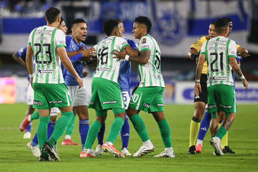 El empate entre Nacional y Millonarios dejó varias jugadas polémicas - crédito Lina Gasca / Colprensa