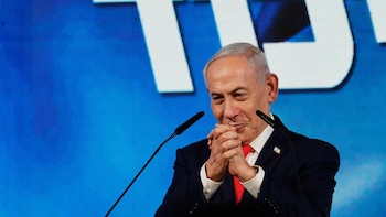 El bloque de Netanyahu toma ventaja con el 55% escrutado y se sitúa con 56 escaños frente a los 49 opositores