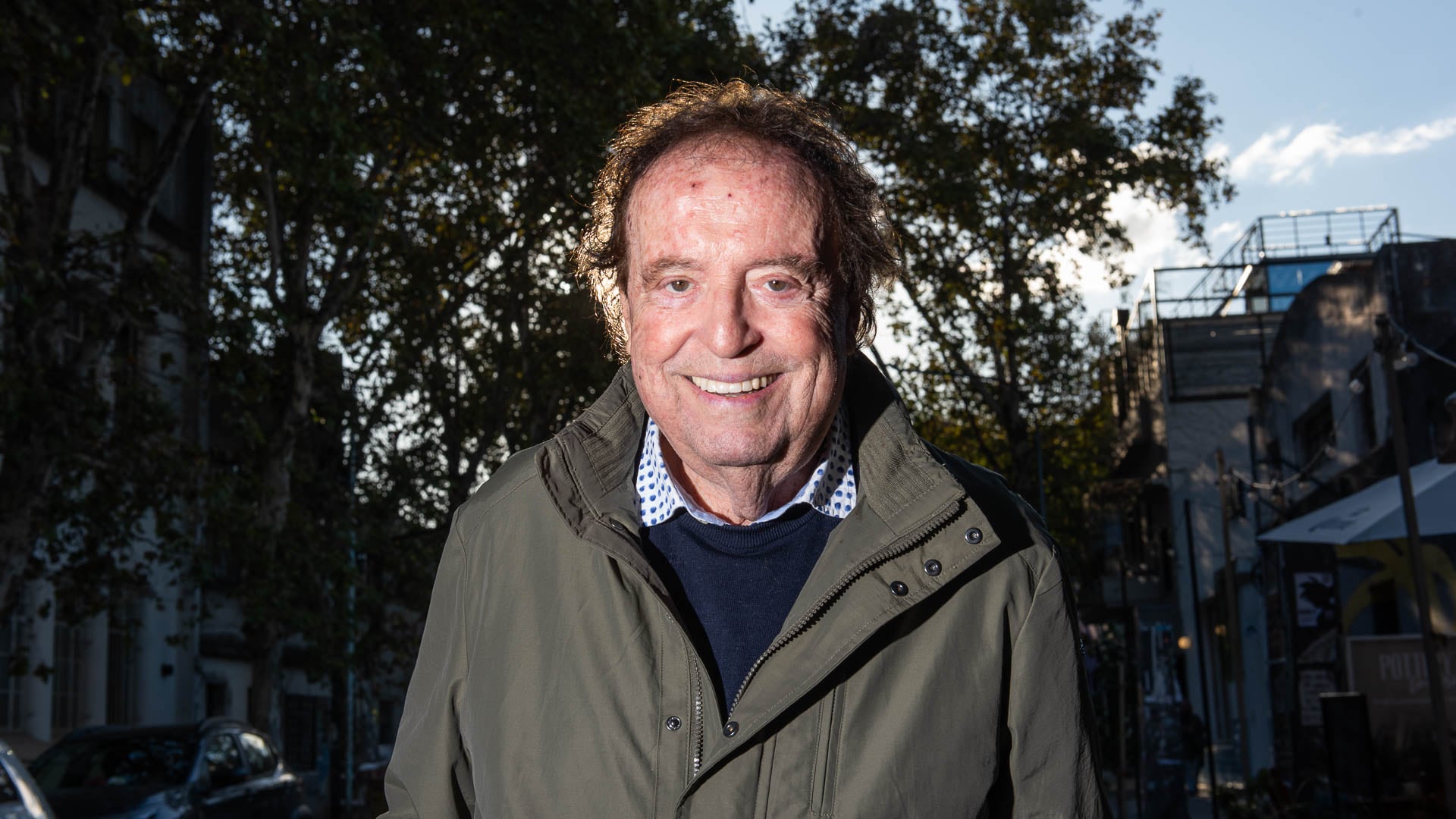 Dyango habló con Teleshow en una soleada tarde de otoño en Palermo (Crédito: Gustavo Gavotti)