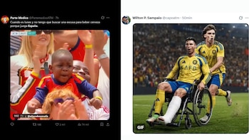 Los memes más graciosos del partido de Portugal contra España: de las caras de Cristiano Ronaldo al hermano de Lamine Yamal