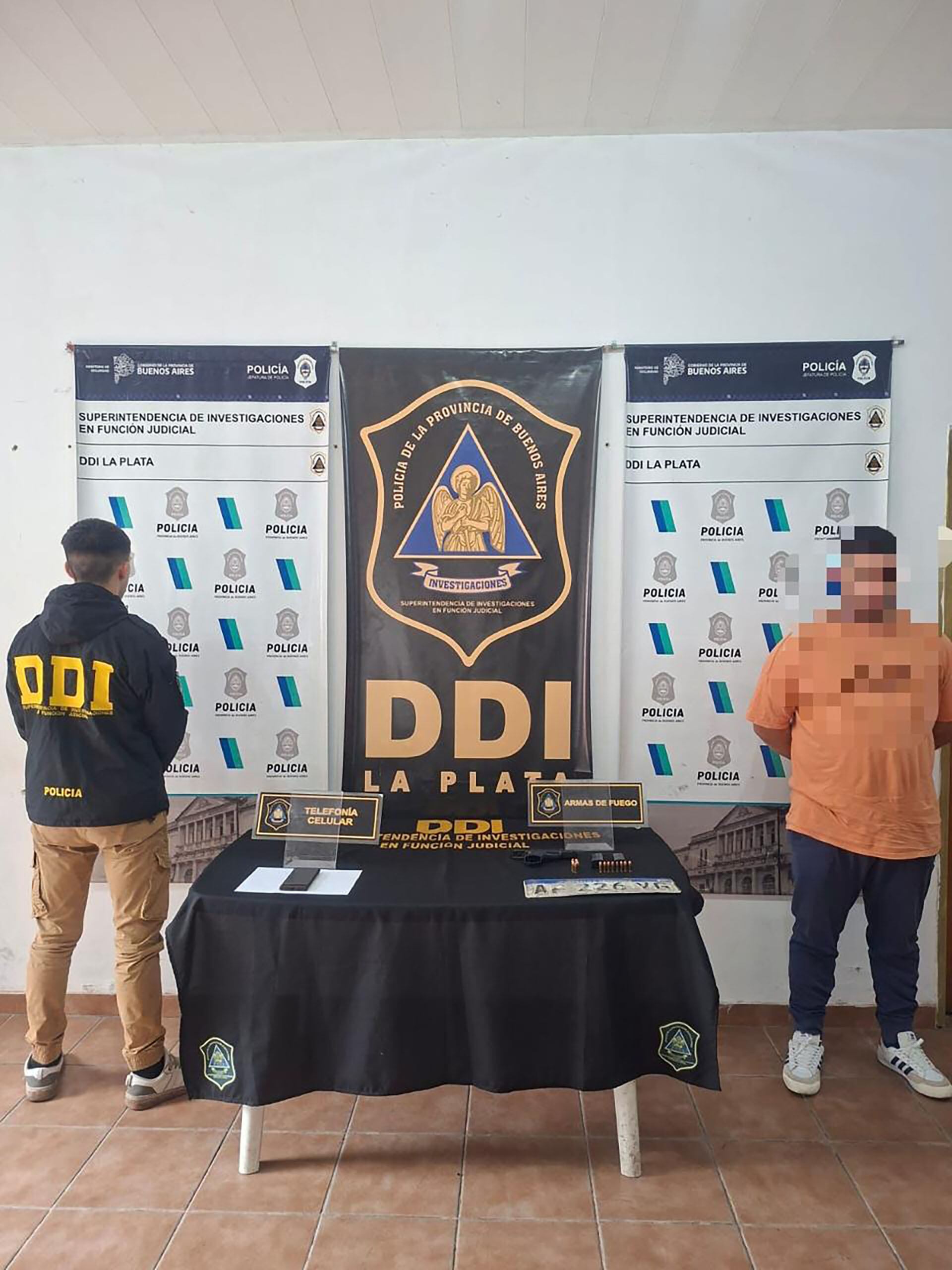 Jonathan Andrés Peralta, el policía detenido