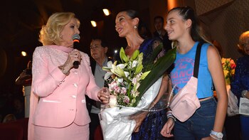 La diva aprovecha para ver sus shows preferidos en Mar del Plata