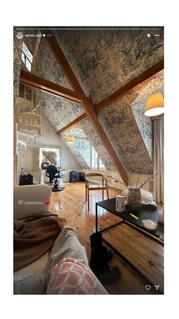 El lujoso camarín que le