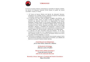 Comunicado ELN