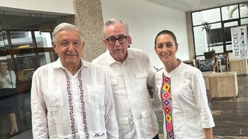 Claudia Sheinbaum arropa a Rubén