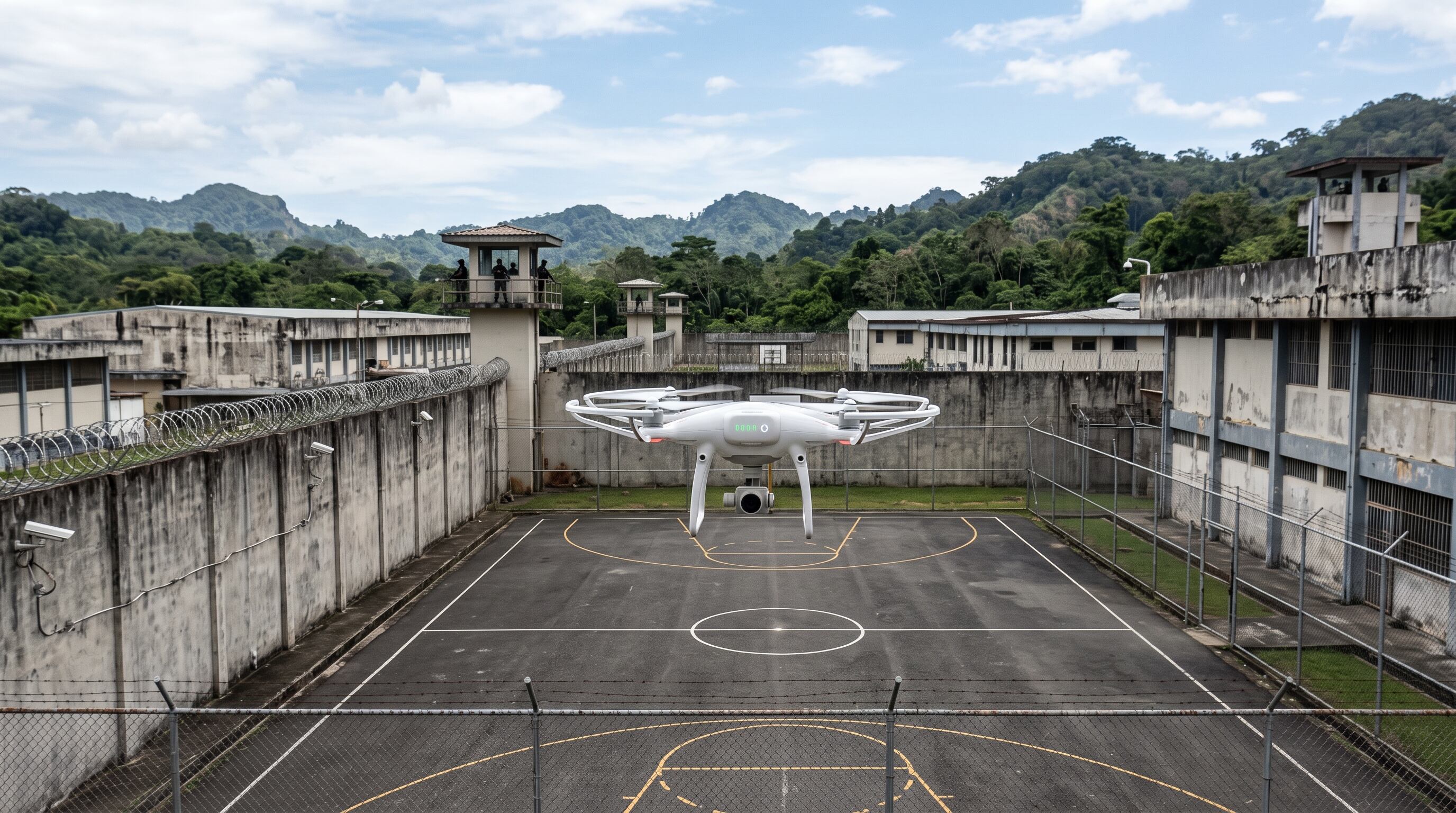 Desarticula en Panamá presunta red criminal que utilizaba drones para introducir objetos en cárceles