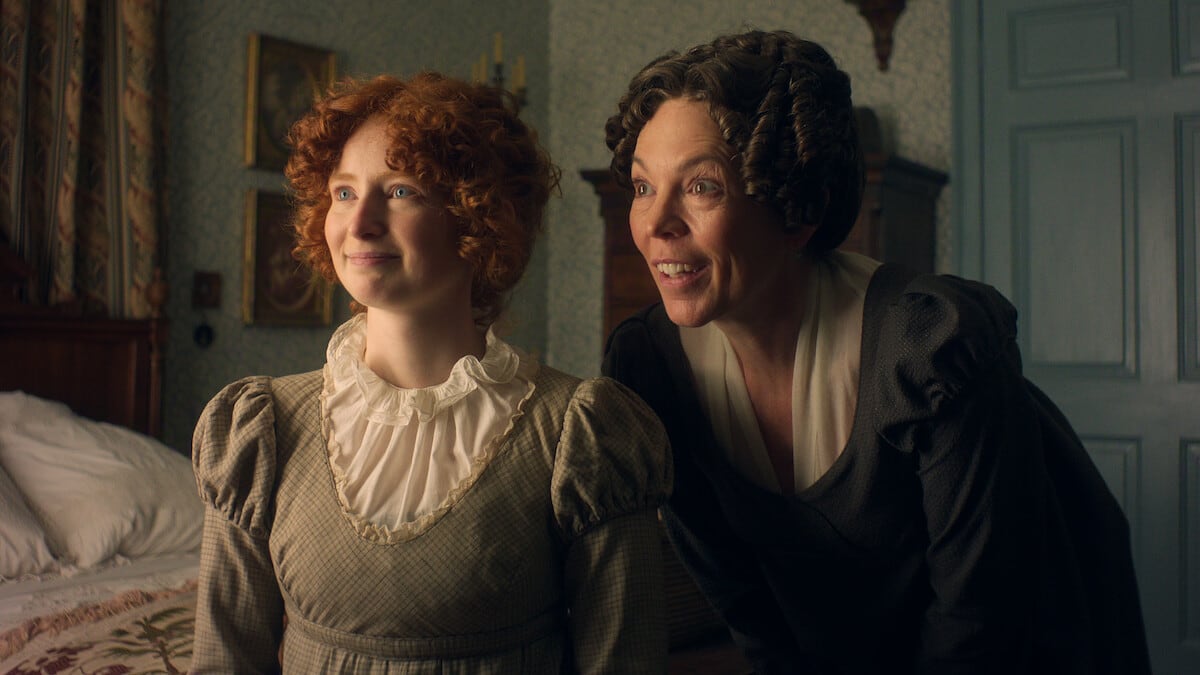 Olivia Colman dará vida a la señora Bennet, preocupada por el porvenir matrimonial de sus cinco hijas. (Netflix)