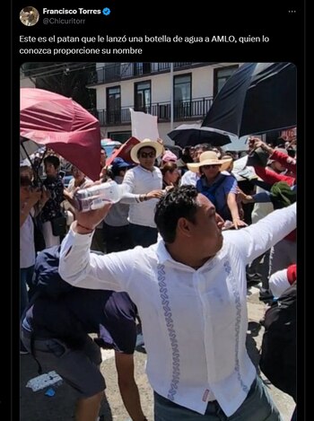 Así fue captado el presunto