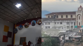 No fue solo la estación de Policía, templos religiosos también resultaron afectados tras ataque con drones en El Tambo, Cauca
