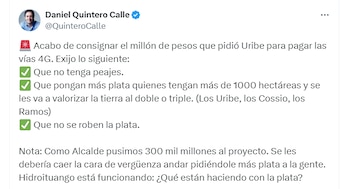 Quintero responde a las acusaciones