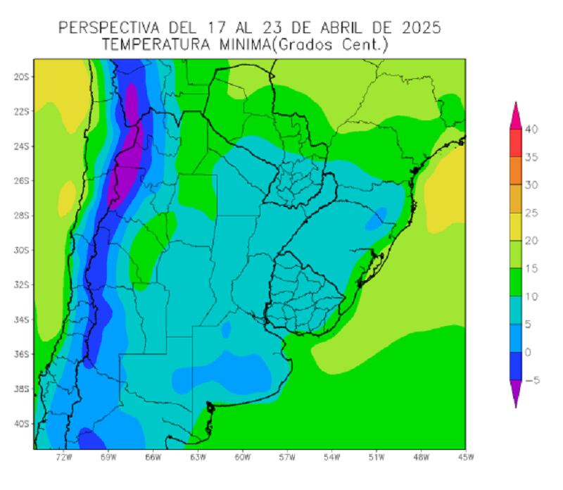 El informe agroclimático elaborado por la BCBA indica que con la llegada de vientos polares, aumentará el riesgo de heladas (BCBA)