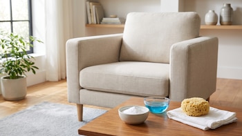 El sencillo truco con bicarbonato de sodio y detergente que ayuda a eliminar los malos olores y las manchas del sillón