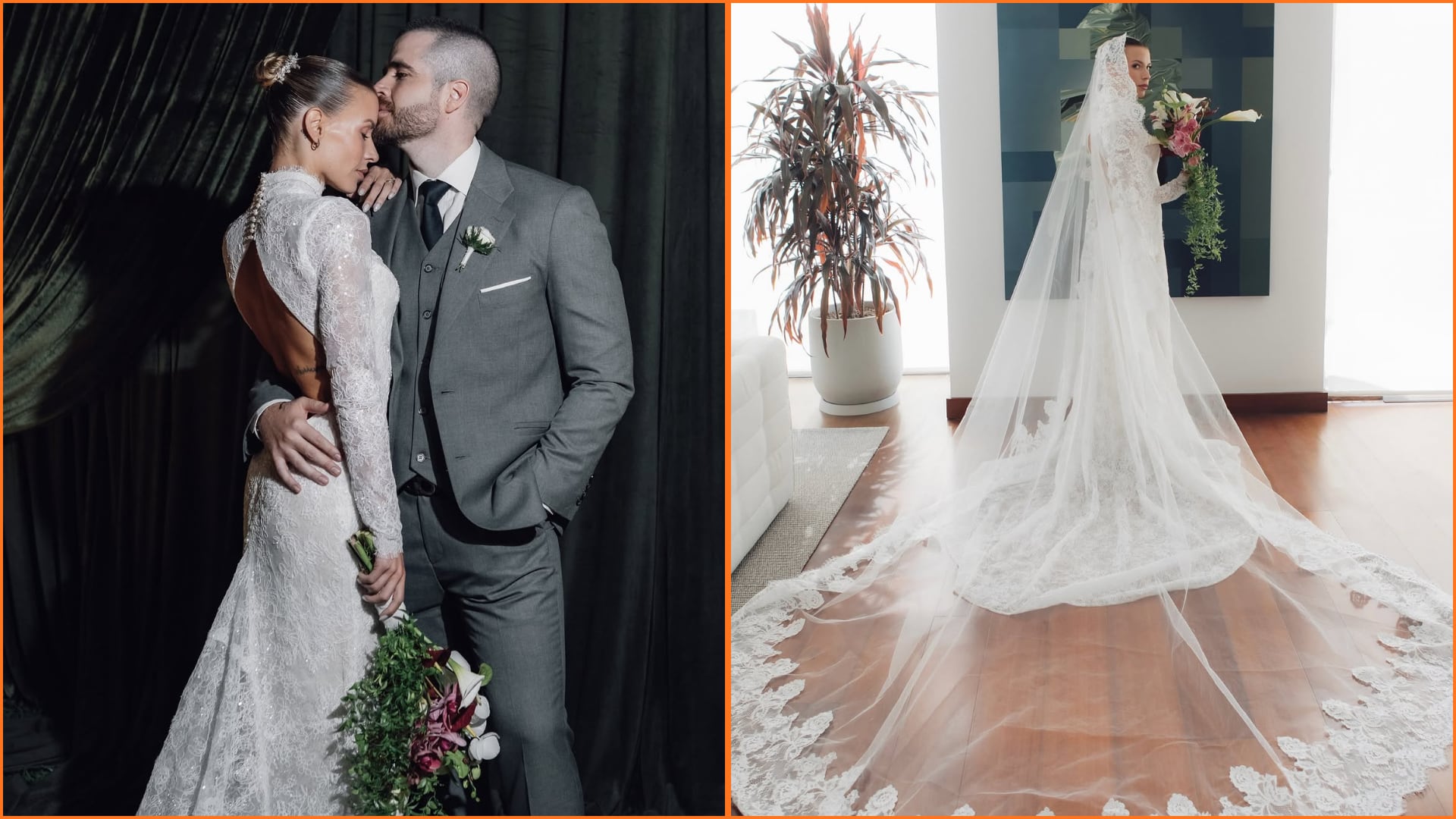 Este fue el vestido que llevó Carolina Manrique en su matrimonio con el empresario fitness - crédito @cmanriquet/IG