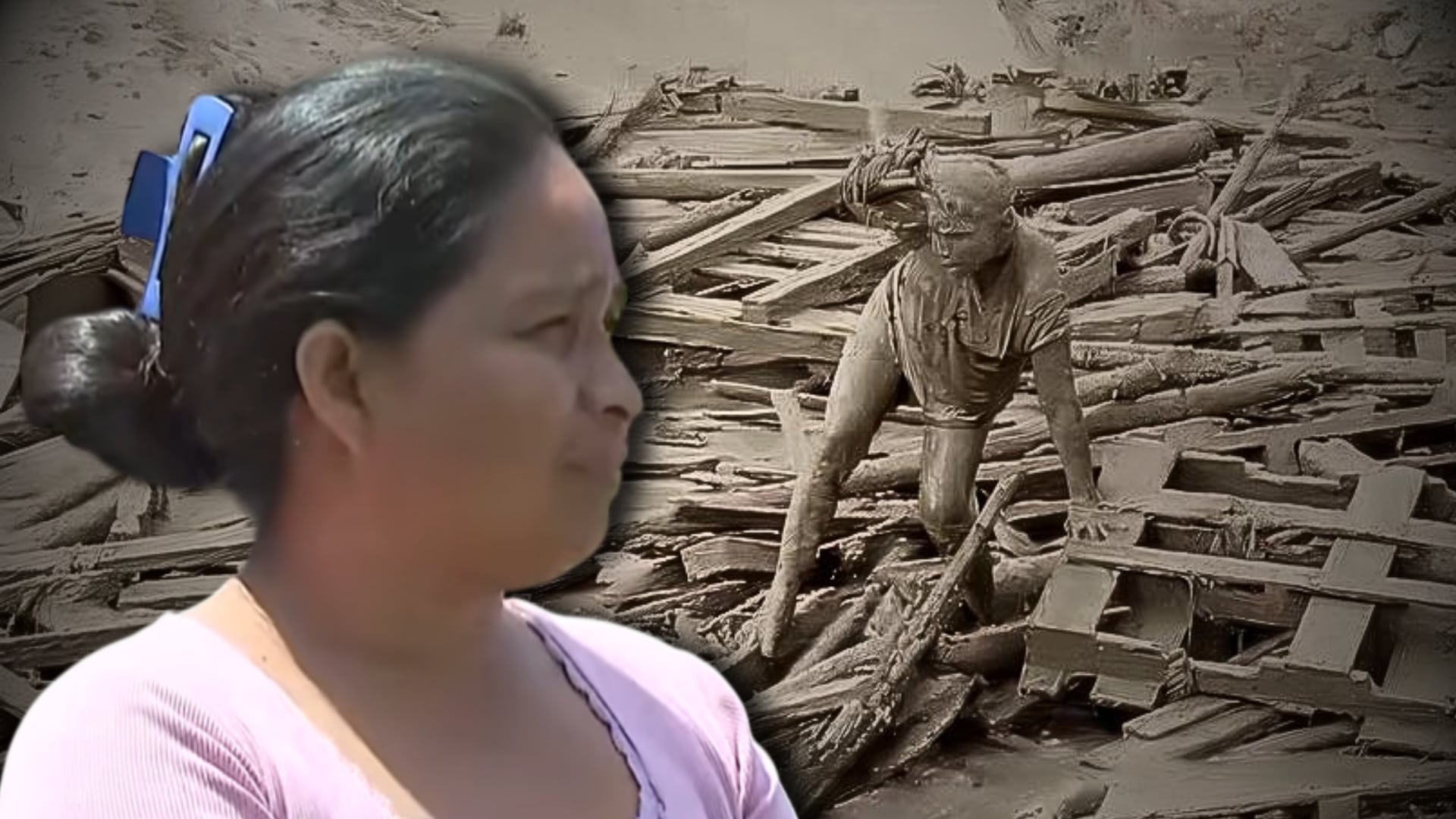 Evangelina Chamorro reflexiona sobre el huaico que la arrastró en Punta Hermosa en 2017 ante las nuevas alertas del Fenómeno El Niño en Perú. (Composición: Infobae Perú)