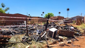 Un hombre incendió una casa