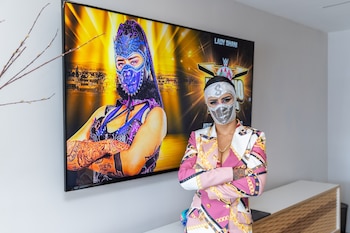 La luchadora habló de los cambios que encontró en AAA tras la alianza con WWE y confesó cuál es su gran objetivo profesional. (Foto: Diego Cedrix)