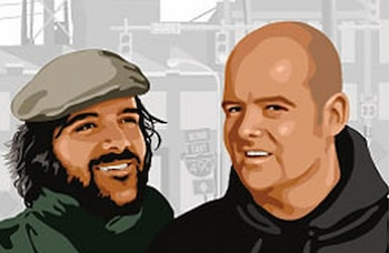 Sam y Dan Houser, los