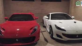 Subastaron los Ferrari de Falcon,