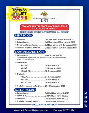 El examen ordinario será el