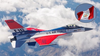 El F-16, caza de cuarta