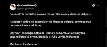 Gustavo Petro destacó la presencia