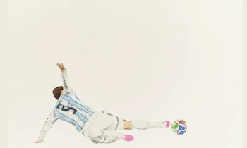 El primer retrato de Messi que Sofía Wiñazki publicó en Instagram derivó en ventas internacionales de obras desde Canadá