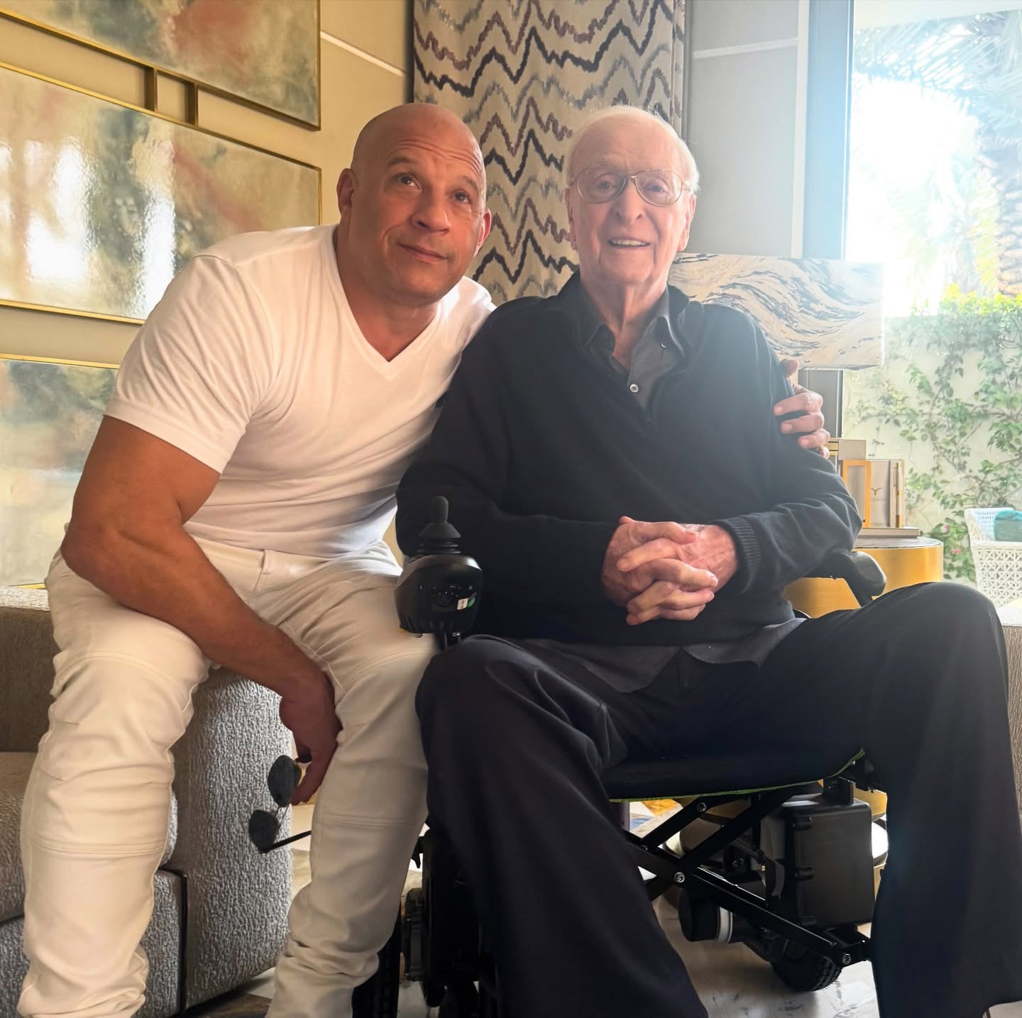Vin Diesel agradece a Michael Caine por su apoyo en momentos de presión y resalta la amistad que los une fuera de los reflectores (Instagram/@vindiesel)