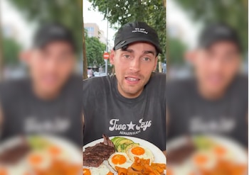 El influencer en su cuenta de TikTok
