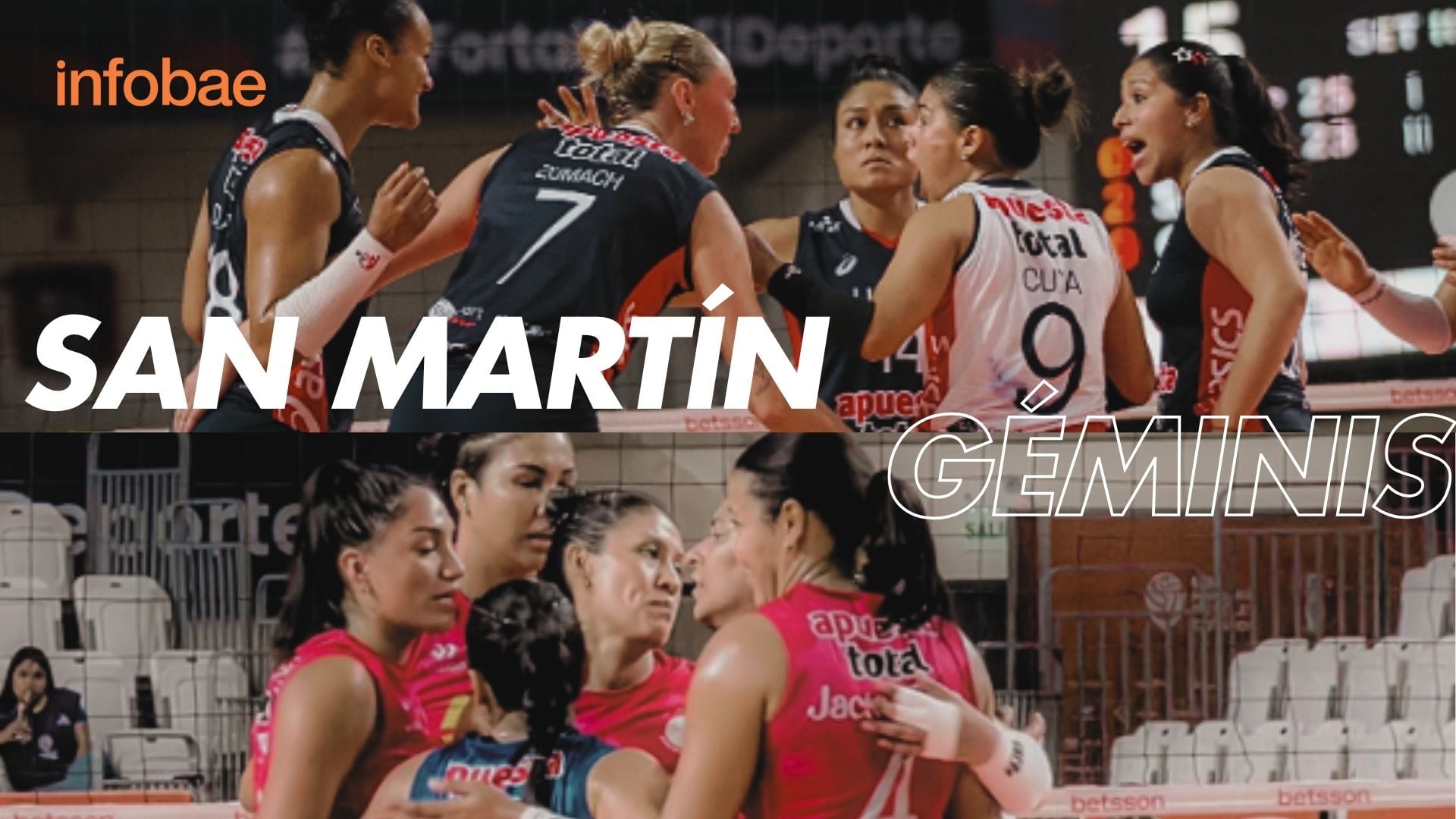 San Martín vs Géminis: día, hora y canal TV del partidazo por la fecha 3 de la Liga Peruana de vóley 2026/2027