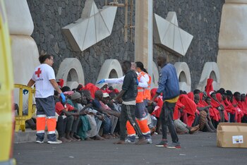 Trabajadores de la Cruz Roja