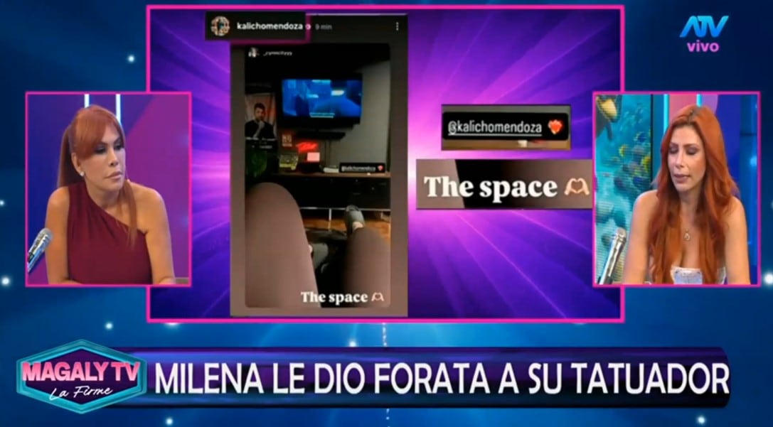 Milena Zárate confiesa que volvió a sufrir ataques de pánico tras su ruptura con Kalicho. Captura: Magaly Tv La Firme.