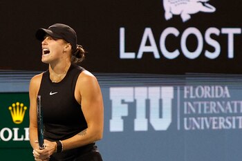 Aryna Sabalenka quedó eliminada en