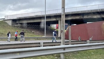 Un contenedor de un camión