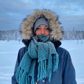 Antonette Spaan en Laponia (Facebook)