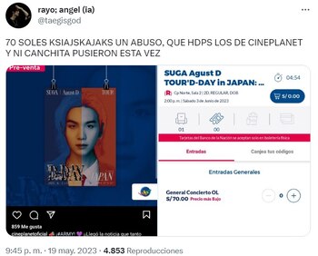 Armys de Suga de BTS