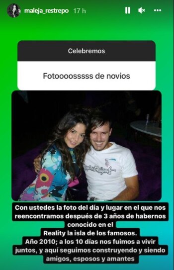 Historias en Instagram de Maleja