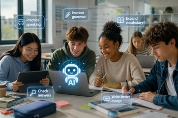 Pearson identificó que el 48% de los estudiantes usa inteligencia artificial para resolver tareas académicas, mientras que el 60% la emplea para responder dudas y el 51% para corregir textos (Gentileza Brand Partners)