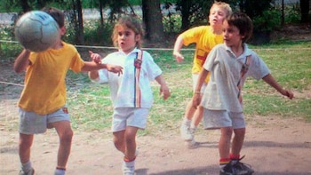 Desde chiquita Vicky jugó al