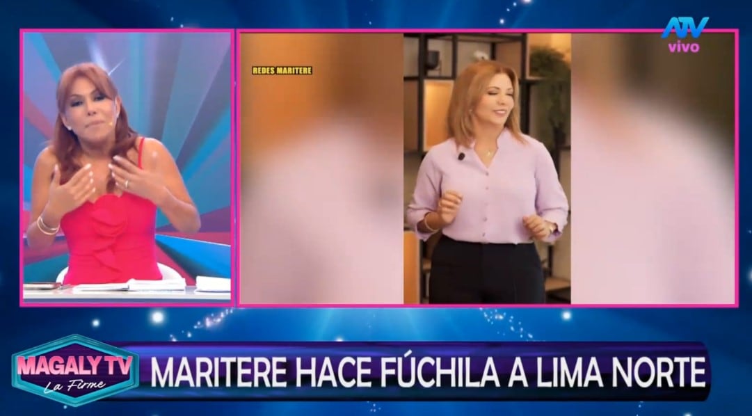 Magaly Medina critica a Maritere Braschi tras comentario sobre Lima Norte: “¿Cómo va a decir que no es agradable?”. Captura: Magaly TV La Firme.
