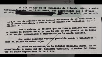 Documentos de la DFS donde
