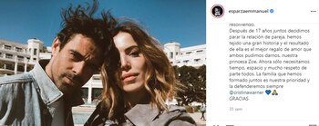 Post en Instagram de Emmanuel