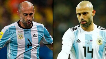 Zabaleta y Mascherano