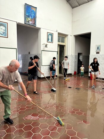 En el Colegio San Vicente