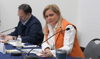 Maru Campos no se ha reunido con familiares de personas desaparecidas en 5 años. (Gob. Chihuahua)