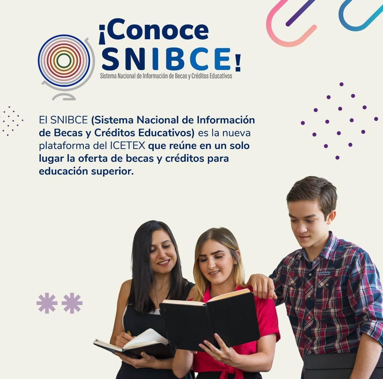 El Snibce está disponible gratis en snibce.icetex.gov.co desde el 7 de agosto de 2026 para consultar oportunidades académicas dentro y fuera del país - crédito Icetex