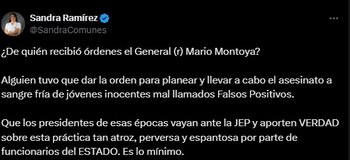 La senadora afirmó que debería