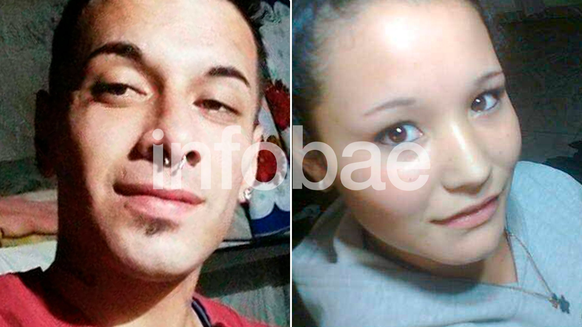 Los acusados, Julio César Bibbó y Marilyn Vera González