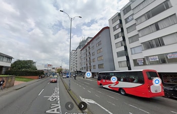 Los hechos ocurrieron en la avenida Santander de Manizales - crédito captura de pantalla Google Maps