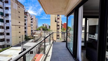 Balcón de una vivienda a